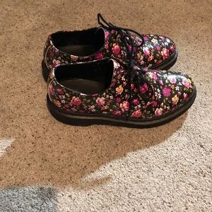 Floral Doc Martin Oxfords